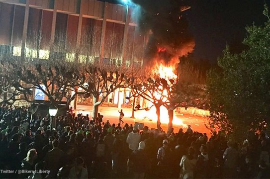 UC-Berkeley-Protest-Violence-Fire